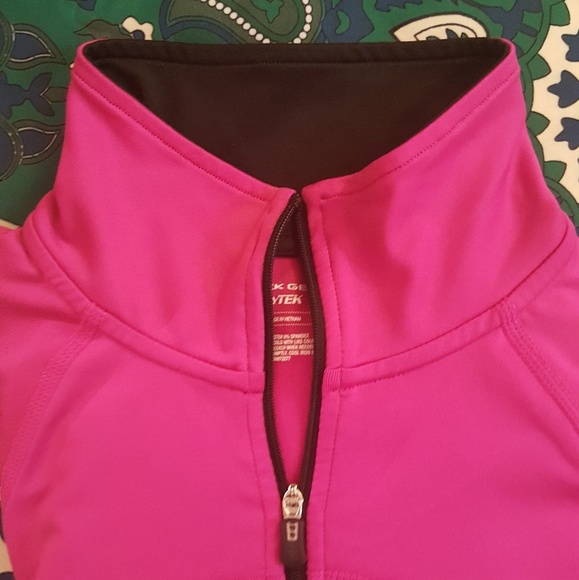 Gently used DryTEK pullover in hot pink with black - Picture 1 of 8